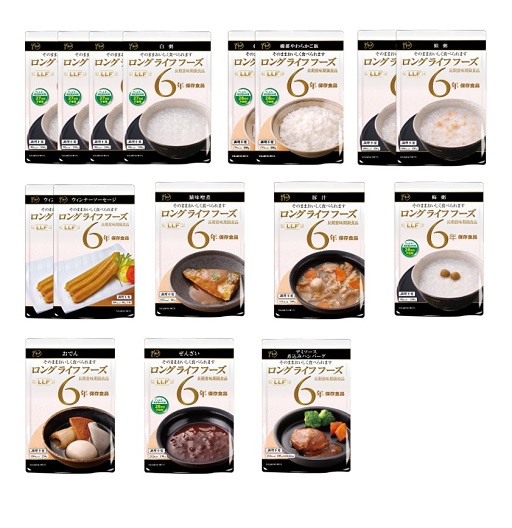 ロングライフフーズ　Eセット(16食)　※6年保存
