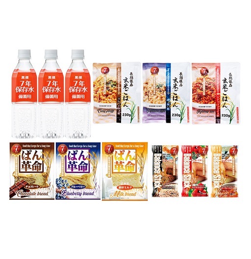 7年保存調理不要！3DAY非常食セット